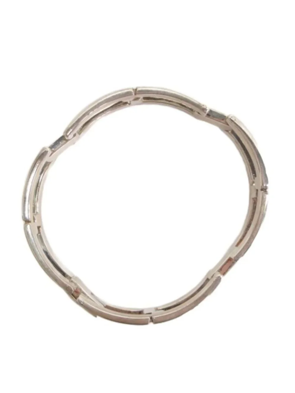 Gucci G Square Link Bracelet 925 Sterling Silver